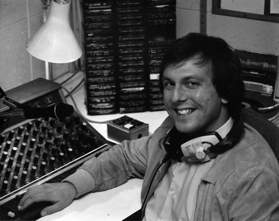 Tony Lloyd in the studio